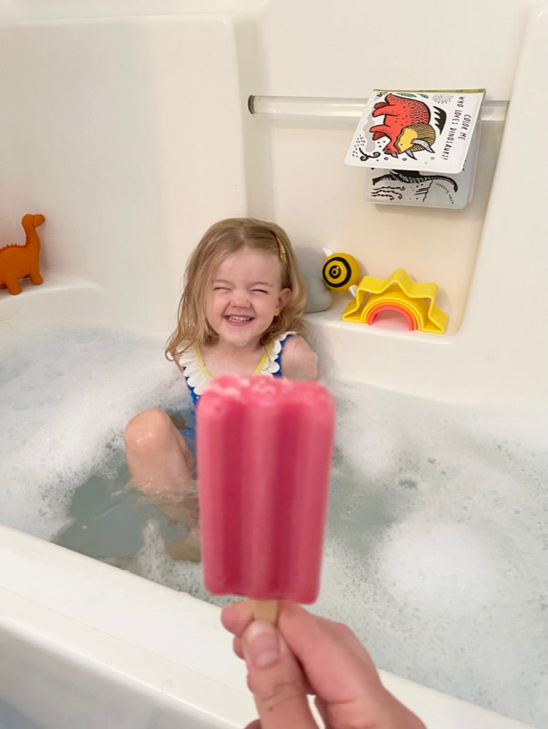 Bath Time With a Popsicle
