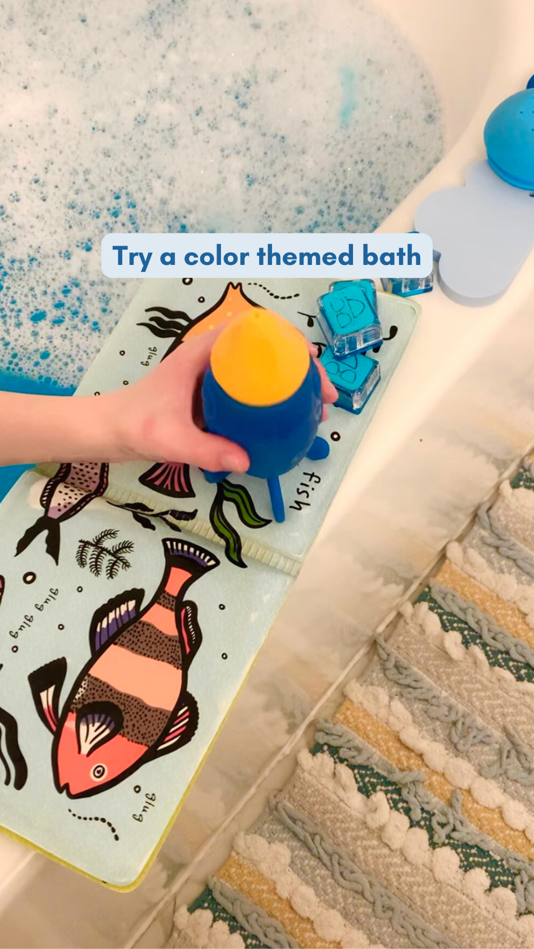 Tub Tip: Try a Color Themed Bath